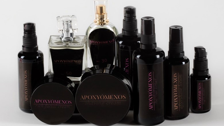 Apoxyomenos natural cosmetics line