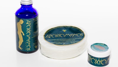 Apoxyomenos skin care products