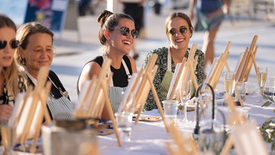 Craft & Wine radionica slikanja - Crearta