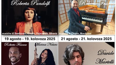 Festival Pianistico di Lussino 2025 - koncerti Zajednice Talijana Mali Lošinj