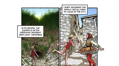 Island Susak - comic and illustration