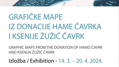 Likovna izložba - Grafičke mape iz donacije Hame Čavrka i Ksenije Žužić Čavrk