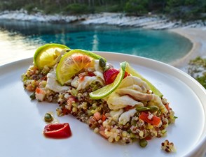Ceviche od brancina s quinoom