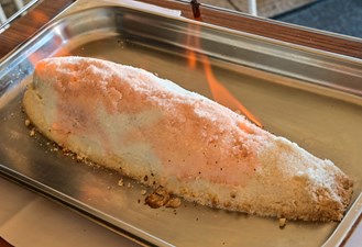 Lošinj-style fish in salt crust